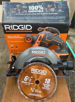 Ridgid 18V 6 1/2 Circular Saw - Open Box