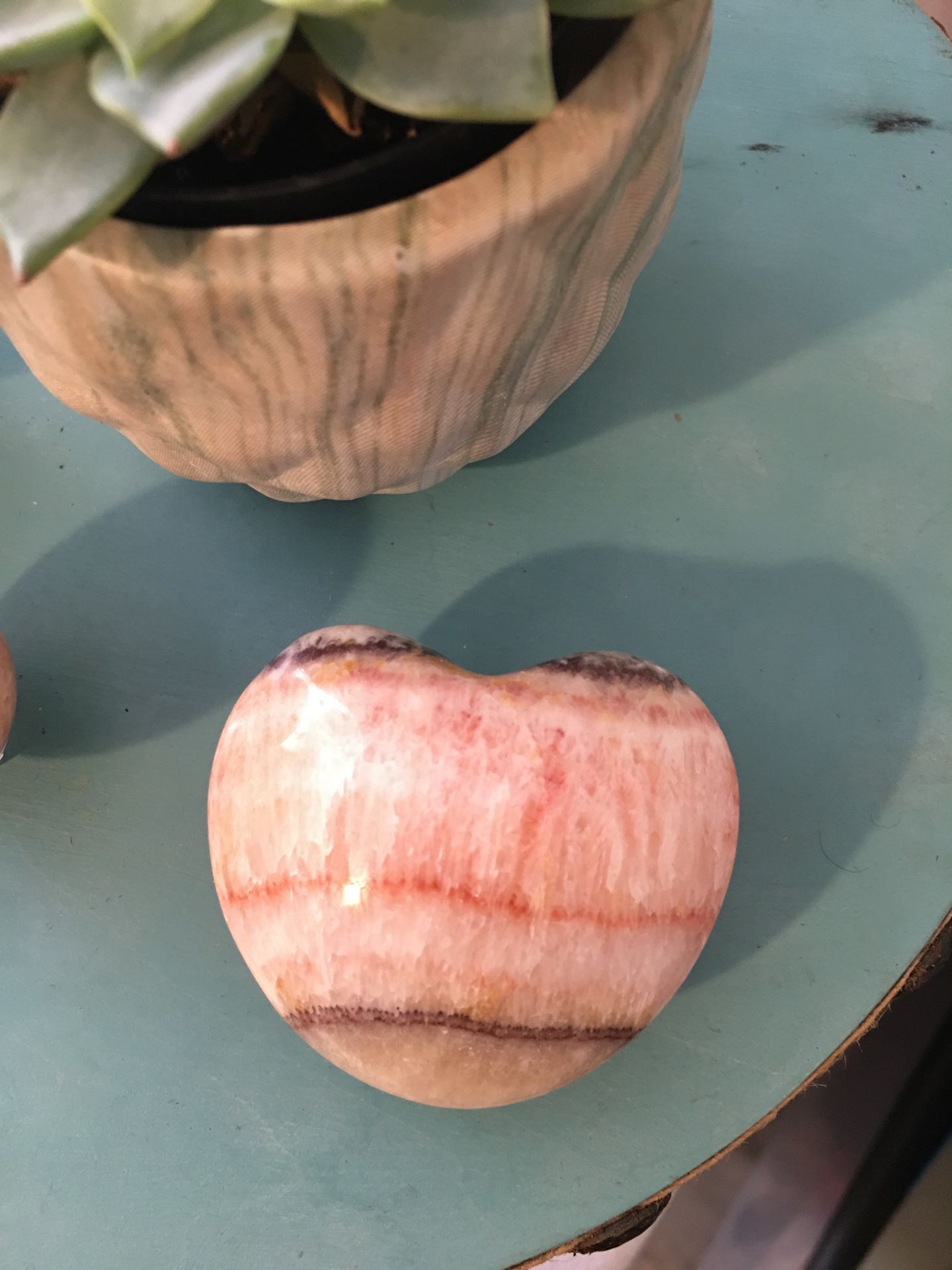 Banded Jasper Heart