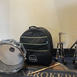 MAPEX Backpack Snare Drum Kit With Integrated Roller Bag