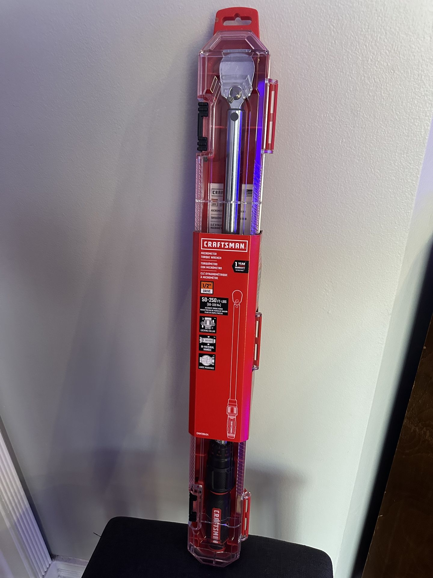 Craftsman 1/2” Torque Wrench NEW