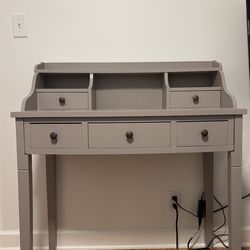 Grey Safavieh Writing Desk (read description)
