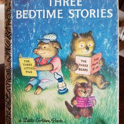 Little Golden Book #311-33 Three Bedtime Stories 19th Printing 1981