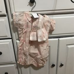 New With Tags Burberry Children Onesie 9 Months 