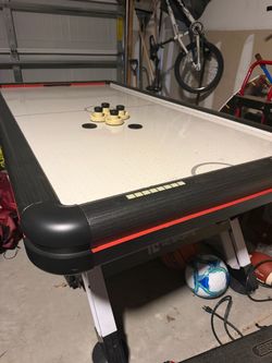 air-powered hockey table.
