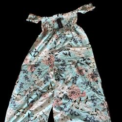 Cotton On Floral Off Shoulder Jumpsuit