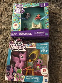 Little pet shop & little pony toy set