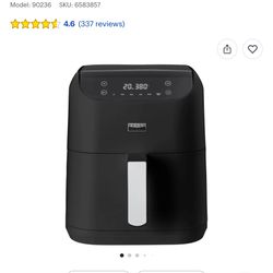 bella PRO - 6-qt. Touchscreen Air Fryer - Matte Black