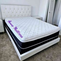 NEW QUEEN PILLOW TOP MATTRESS AND BOX SPRING