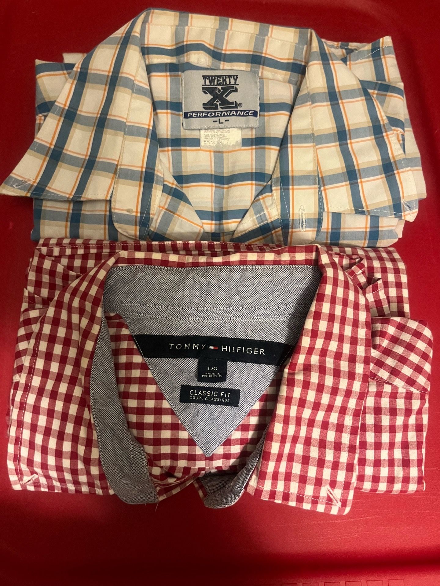 Tommy Hilfiger & Twenty X Performance Long Sleeve Shirts