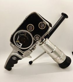 Vintage Paillard Bolex B8 Double 8mm Cine Movie Film Camera w/ Zoom Lens – Prop / Display SEE DESCRIPTION