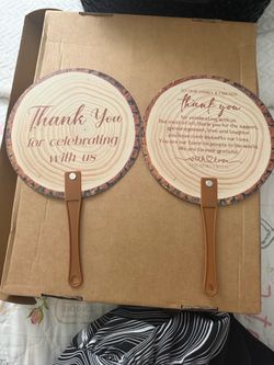 Wedding hand fan