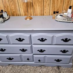 Solid wood dresser