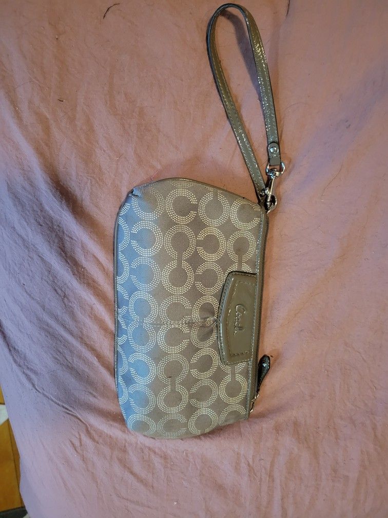 Vintage Coach Wristlet