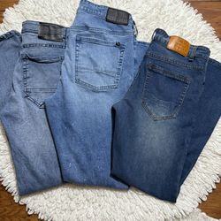 Take all Men’s jeans  Size 32x30  Brands are Pacsun, Across the pond & Projek Raw