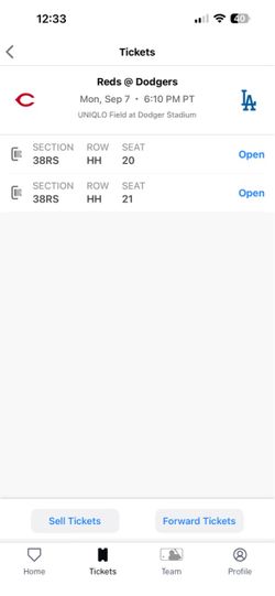 Dodger Tickets 09/07/26