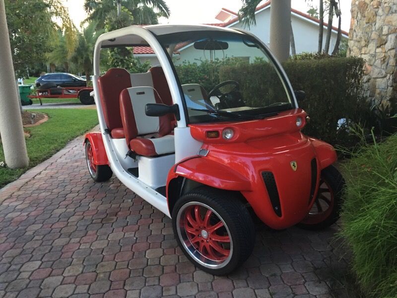 Ferrari style golf cart- Melbourne Beach