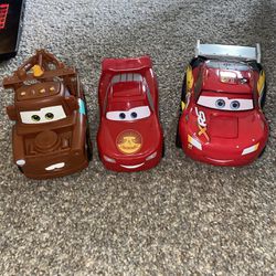 Disney Cars Lightning McQueen Mater Track Talkers Talking Sound Effects Works