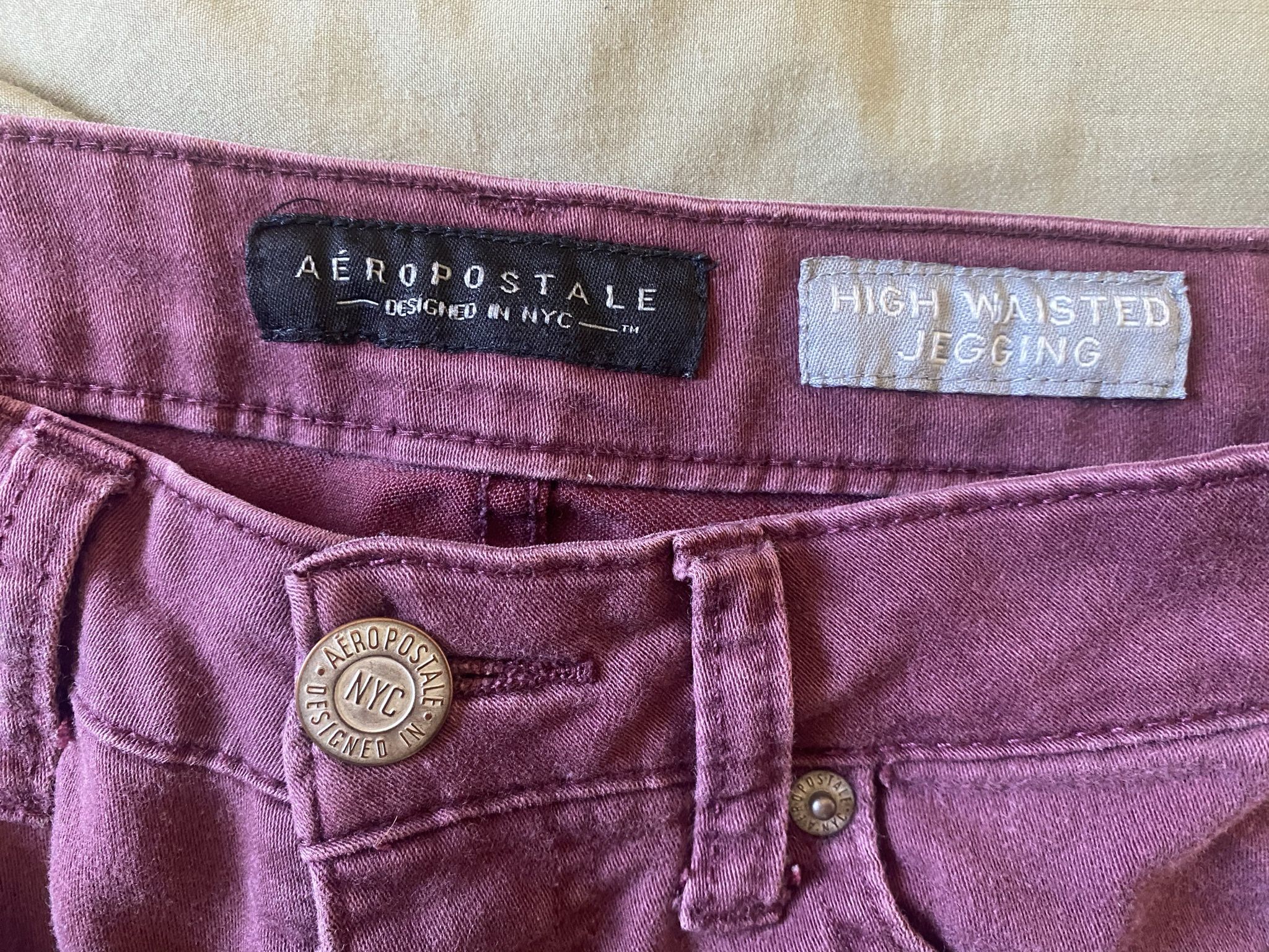Aeropostal High Waisted Jeggings Reg 2
