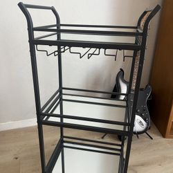 Mirrored Bar Cart 