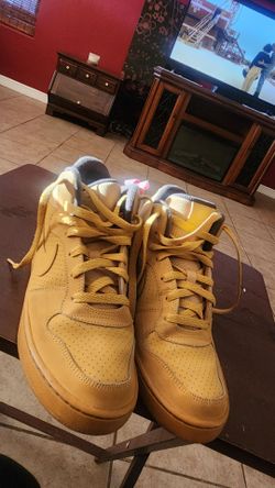 Nike Court Vision Mid Wheat Sneakers