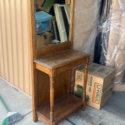 Vanity Mirror Storage Space