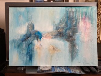 Very interesting original abstract painting