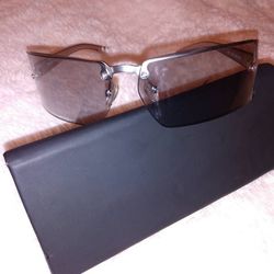Prada Sunglasses Grey Silver 