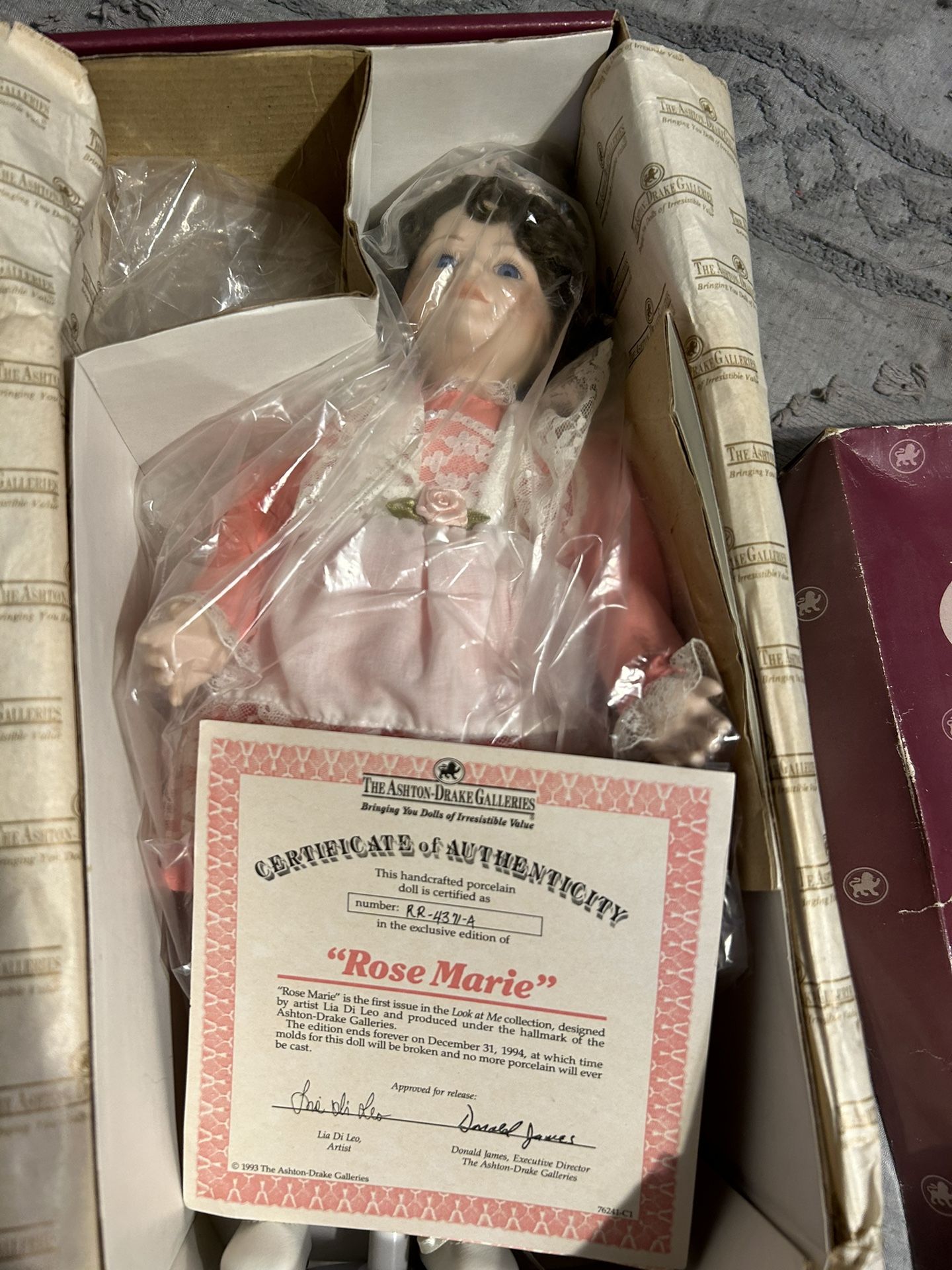 Ashton Drake Porcelain “Rose Marie