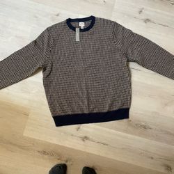 Men’s j crew rugged merino wool sweater 
