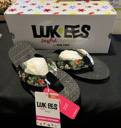 Lukees Floral Sandals