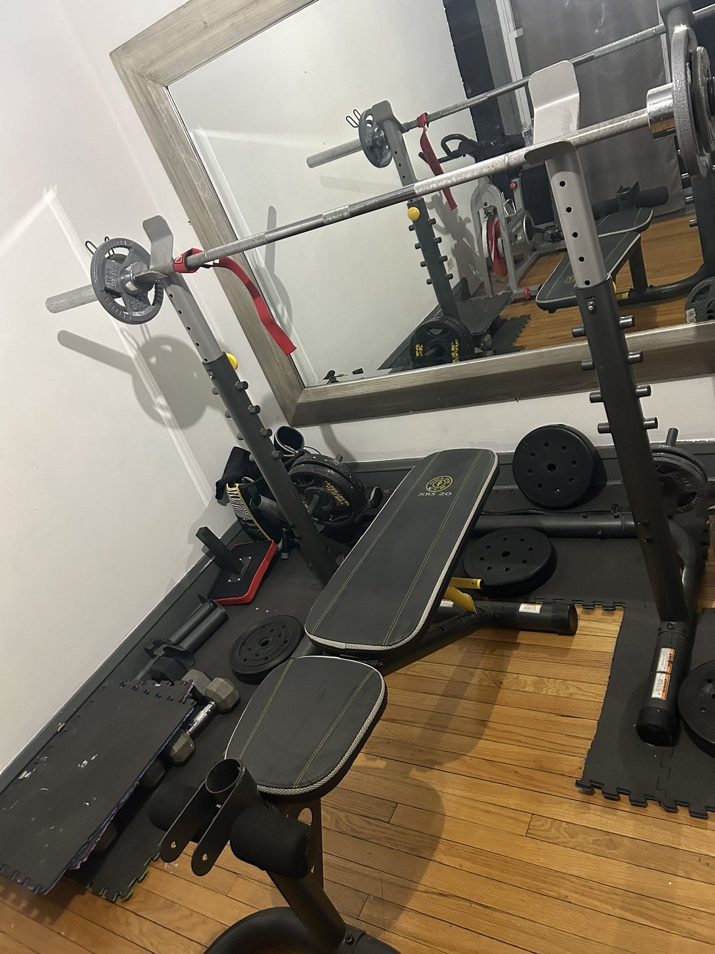 GOLD'S GYM BENCH AND SQUAT INCLINE/ DECLINE /PREACHER