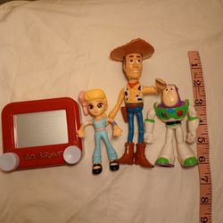 Disney Toy Story Woody Buzz Bo Peep Etch A Sketch Small Toys