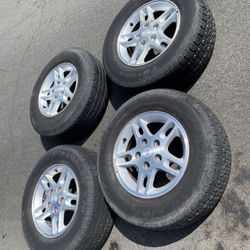 4 — 225/70r16 5x127 5x5 Stock Jeep Grand Cherokee Wrangler JK JL Wheels Rims Tires !!!!!!!