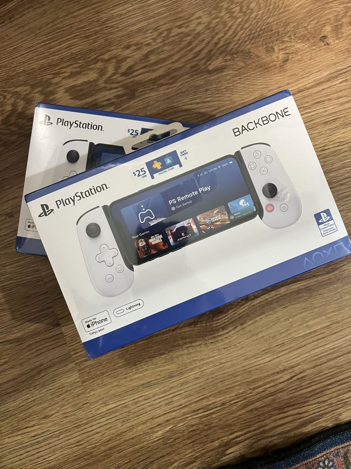 BACKBONE One Mobile Gaming Controller for iPhone 14 & Older (PlayStation Edition) Lightning - 2nd Gen - Phone Controller, Play Xbox, PlayStation & Mo