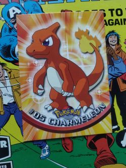 1999 Topps Pokemon TV Animation Edition #5 Charmeleon card