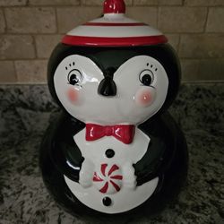 Carnival Cottage Cookie Jar 