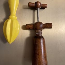 Wine Bottle Corkscrew And Free Citrus Squeezer