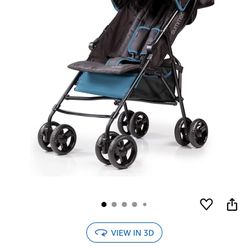 Black Fold Up Stroller - Excellent Used Condition