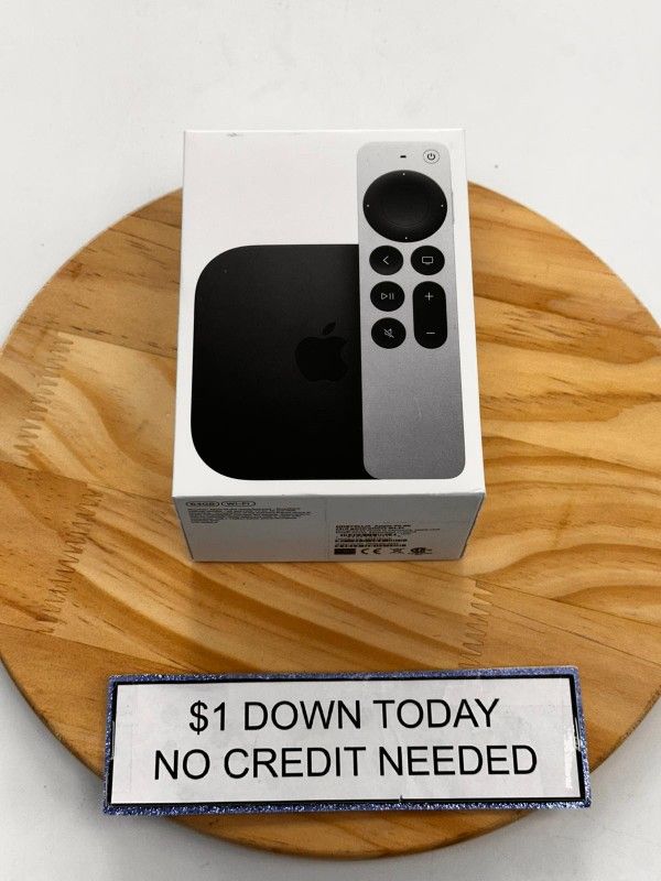 Apple TV 4K - Pay $1 Today To Take It Home And Pay The Rest Later! 