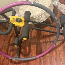 Abs Workout machine And Weighted Hula Hoop