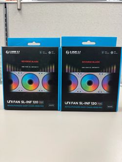 Lian Li Uni Fan SL-INF 120 RGB White – 2 Pack