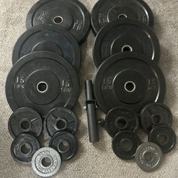 Bumper Plates , Landmine And Weights