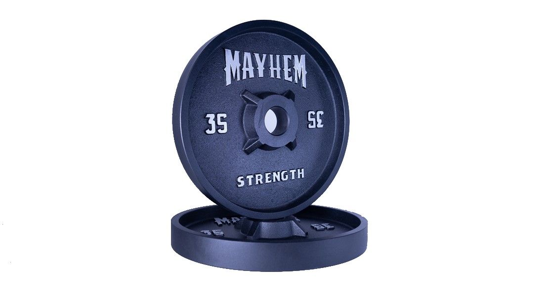 Custom 35lb Deep Dish Barbell Weights