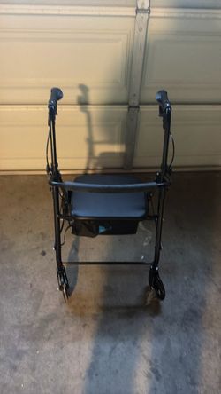 Folding Rollator Walker with Seat