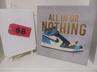 Canvas Photo Nike Air Jordan 14x14x1 $8.00