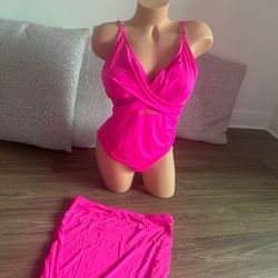 Womens Mesh One Piece Swimsuit set