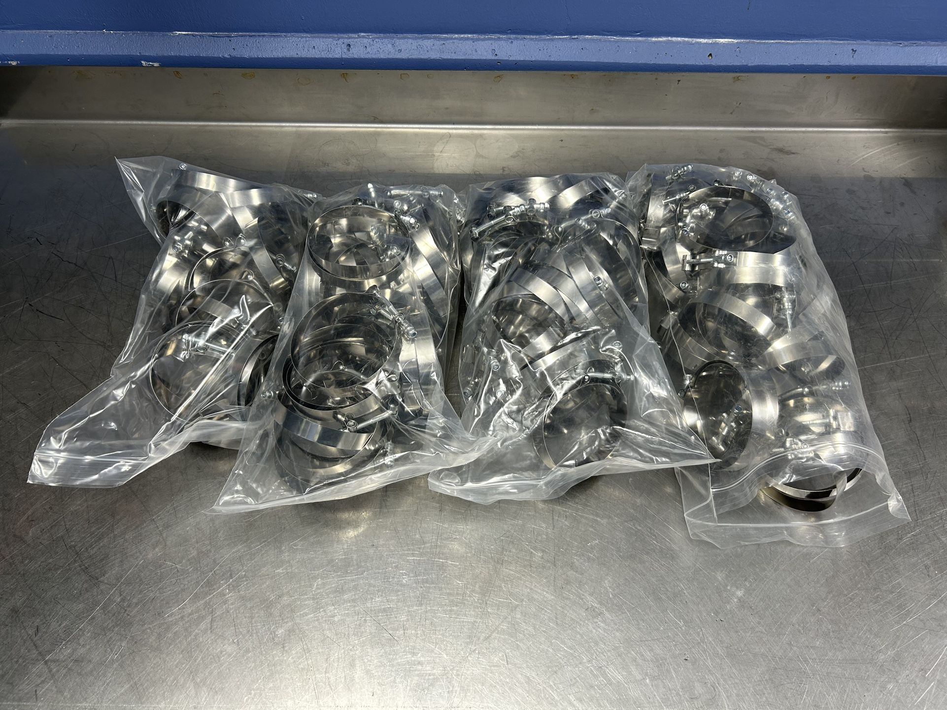 4” Hose Clamps T Bolt Clamps Turbo Couplers Large Lot