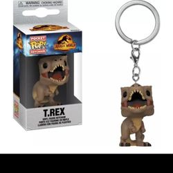 New Funko Pop! Jurassic World T-Rex Keychain