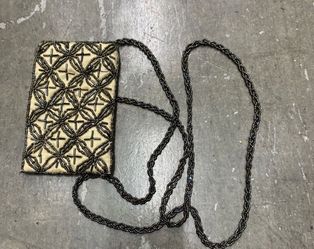Cute Flapper Style Purse With Gold Flair