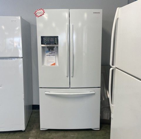 White Samsung French Door Refrigerator X9